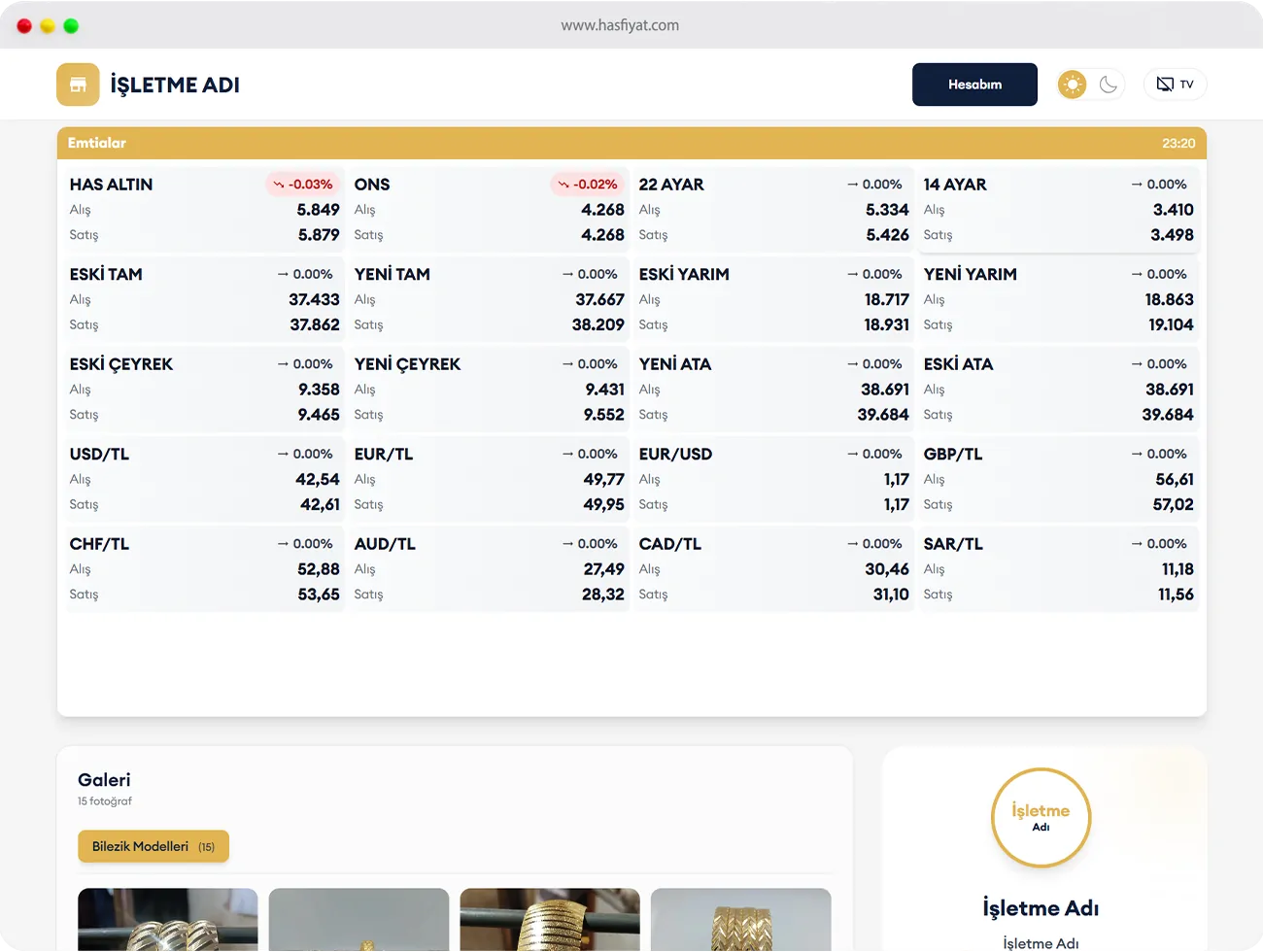 Platin Tema - Web
